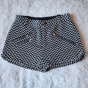 Rachel Rachel Roy Short Shorts- Color Black and White- Size 0